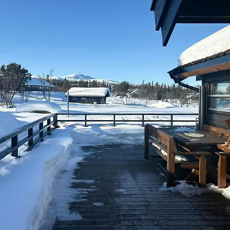 Дом отдыха Hojtliggende Med Panoramaudsigt Naer Geilo